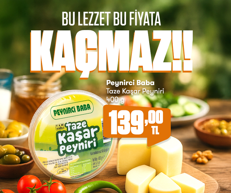 Peynirci Baba Kaşar Peyniri Kampanyası